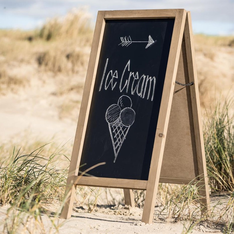 Ib Laursen – A-skilt trramme m/kridttavle p begge sider